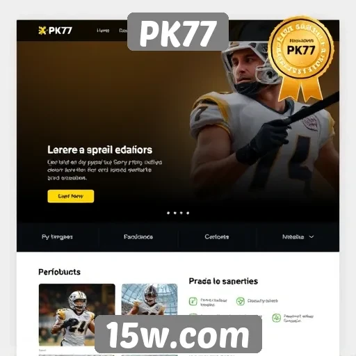 Acessibilidade e design do site PK77 são elogiados