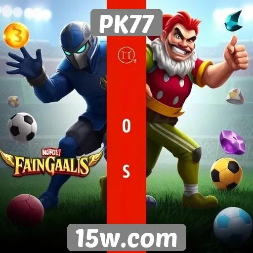 Comparação de jogos populares disponíveis no PK77