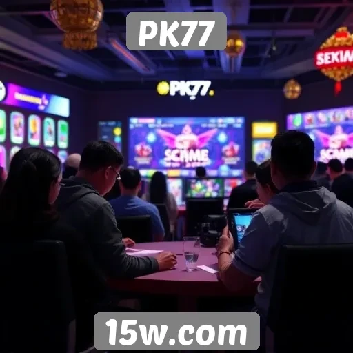 Experiência do usuário no site de jogos PK77